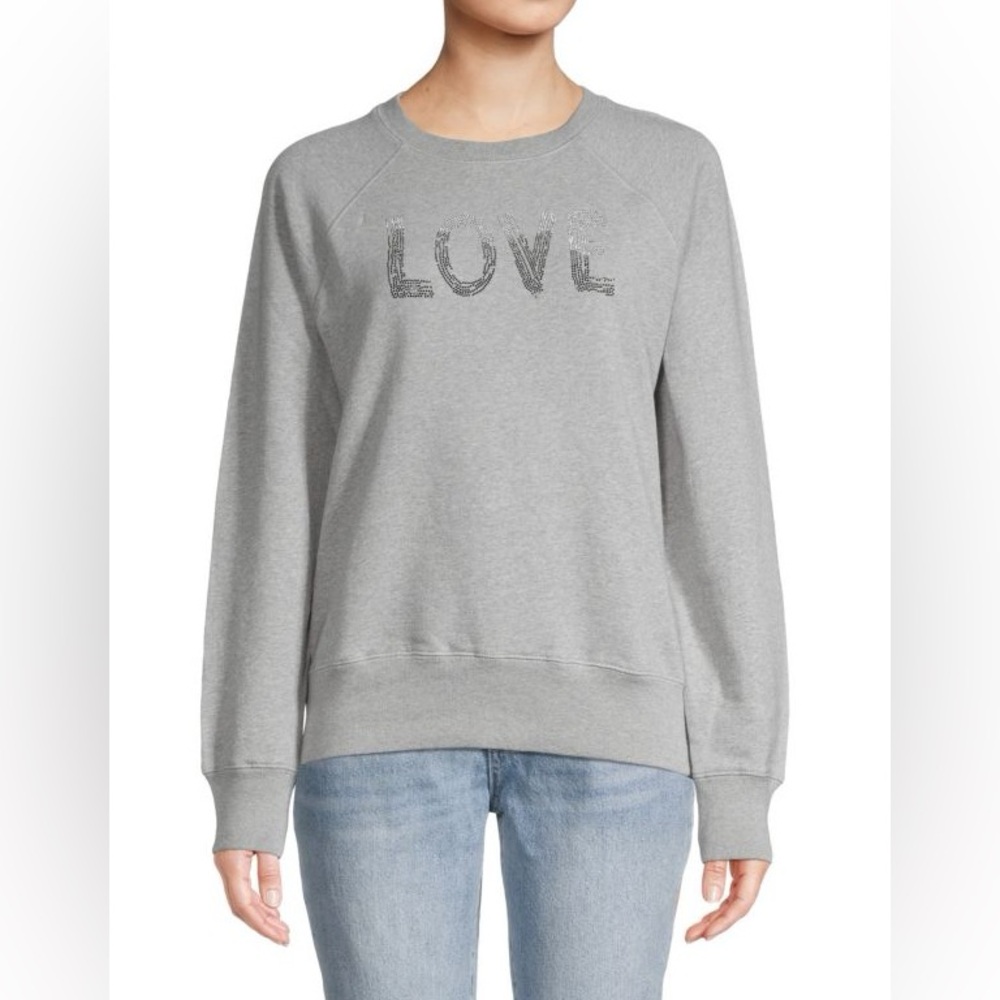 ZADIG & VOLTAIRE Upper Strass Love Sweatshirt